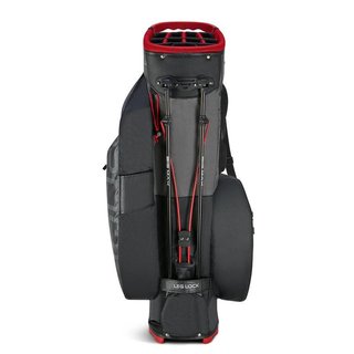 Big Max Aqua Hybrid 4 Standbag, schwarz/grau/rot