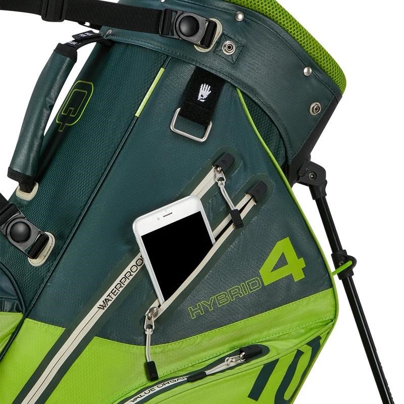 Big Max Aqua Hybrid 4 Standbag, forest freen/lime