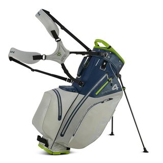 Big Max Aqua Hybrid 4 Standbag, dunkelblau/grau/limette