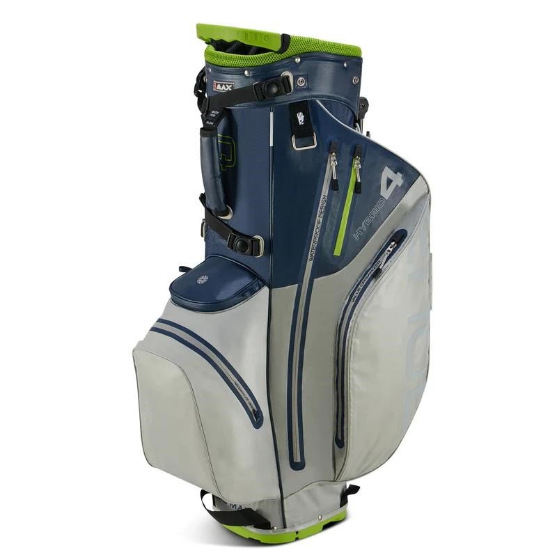 Big Max Aqua Hybrid 4 Standbag, dunkelblau/grau/limette
