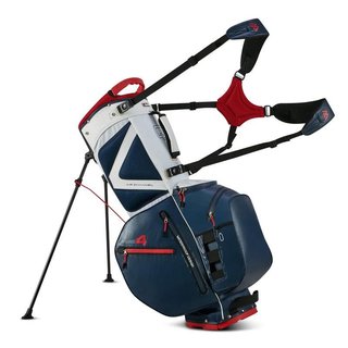 Big Max Aqua Hybrid 4 Standbag, dunkelblau/weiss/rot