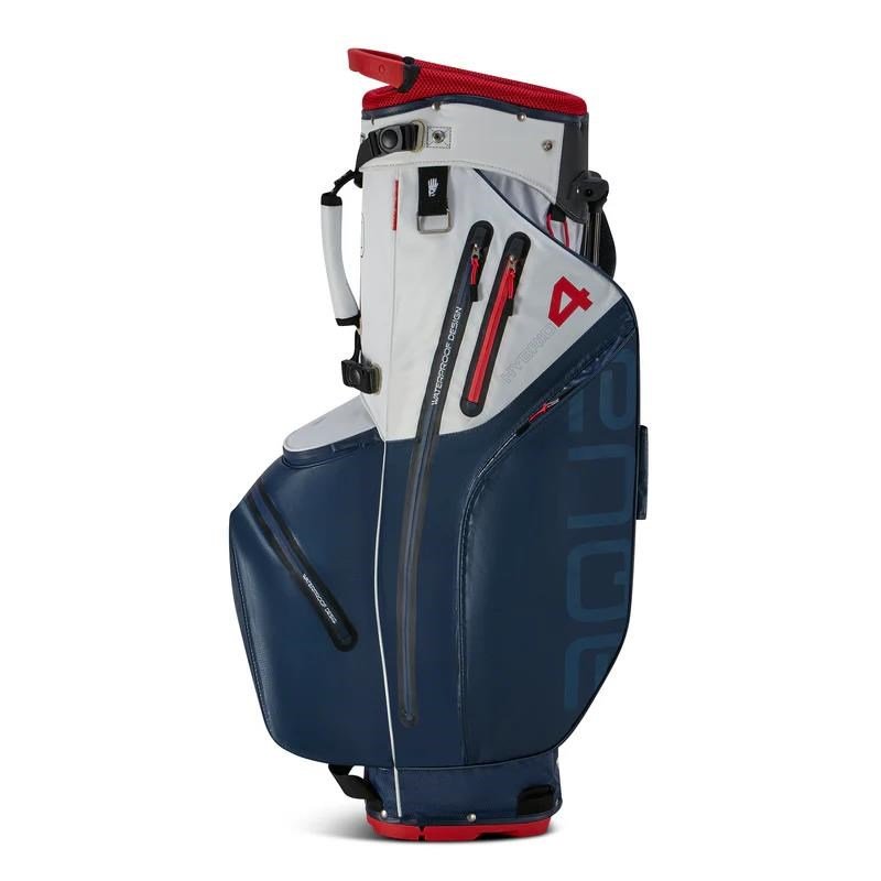 Big Max Aqua Hybrid 4 Standbag, dunkelblau/weiss/rot