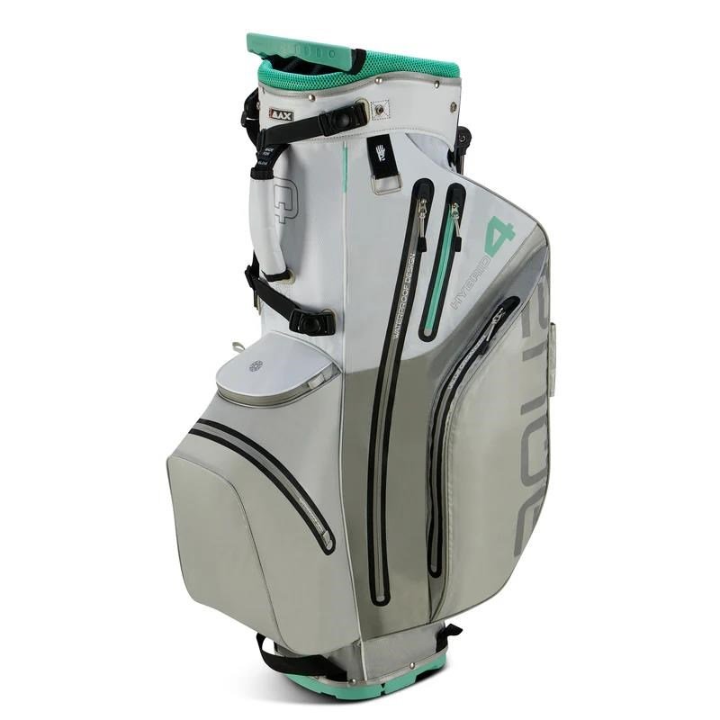 Big Max Aqua Hybrid 4 Standbag, weiss/grau/minze