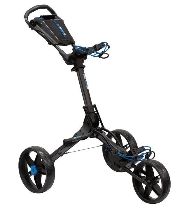 Ezeglide Bolt 2 + Easy Opening Golf Trolley, schwarz/blau