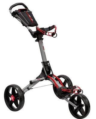 Ezeglide Bolt 2 + Easy Opening Golf Trolley, grau/rot