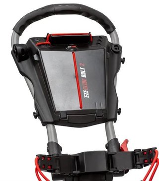 Ezeglide Bolt 2 + Easy Opening Golf Trolley, grau/rot