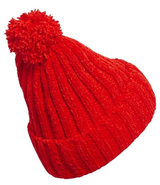 Adidas Damen Wintermütze, rot