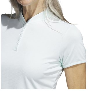 Adidas Dot Damen Poloshirt, white/semi flash aqua