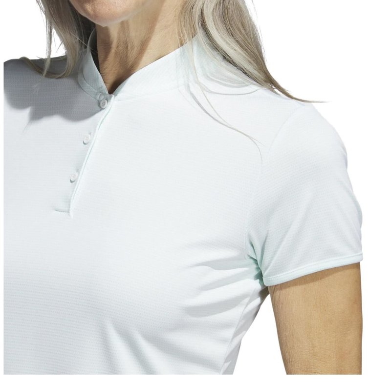 Adidas Dot Damen Poloshirt, white/semi flash aqua