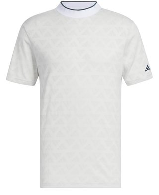 Adidas Adi Jacquard Herren Poloshirt, grau/weiss