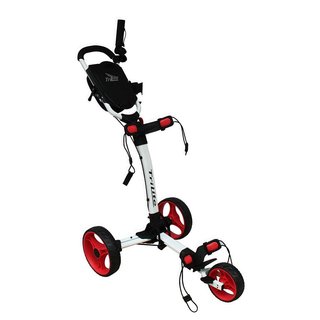 Axglo TriLite Golftrolley, weiss/rot