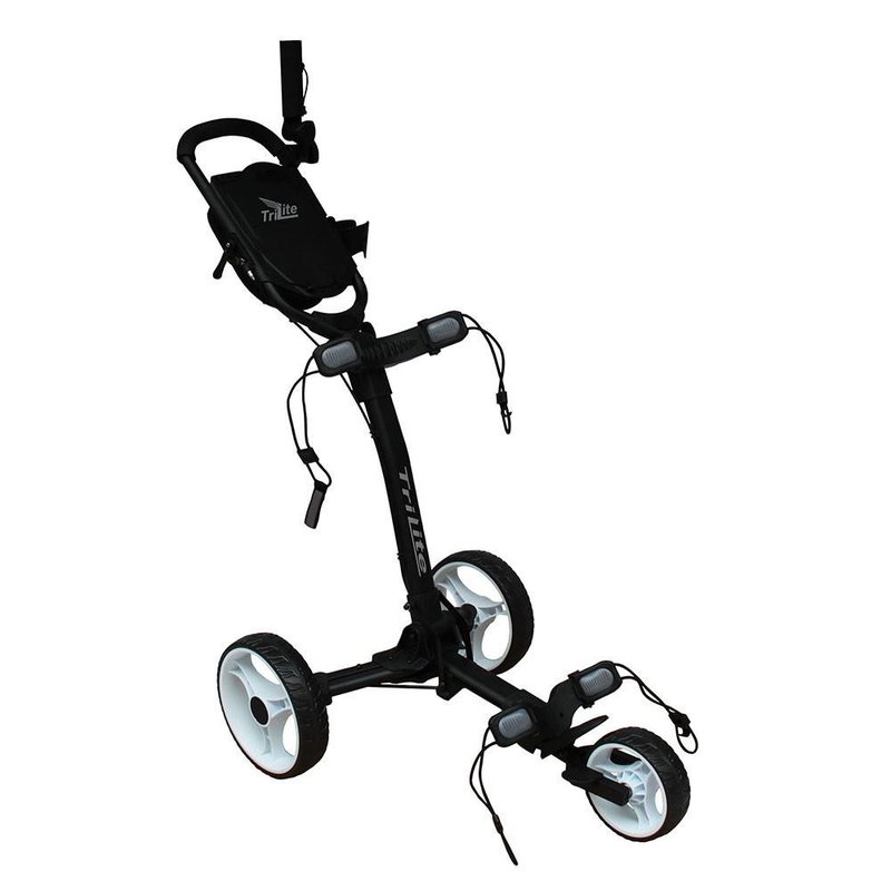 Axglo TriLite Golftrolley, schwarz/weiss