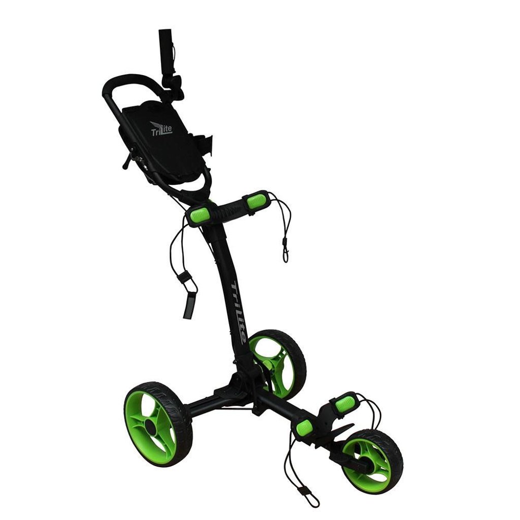 Axglo Trilite Golftrolley - schwarz/grün | Golfbrothers.de