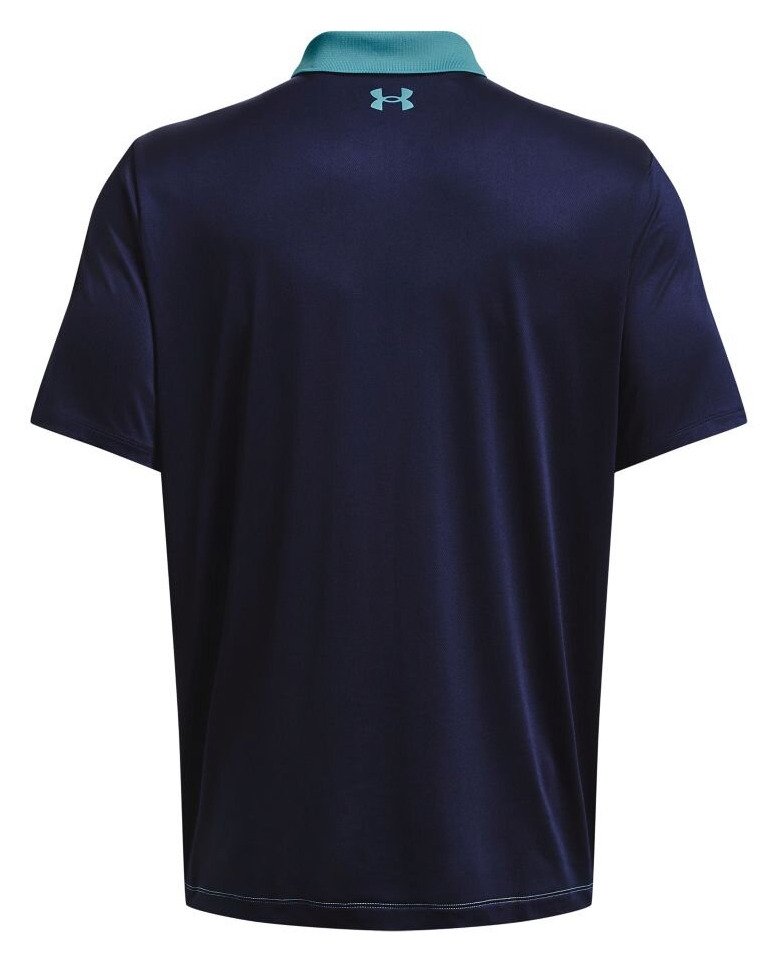Under Armour Perf 3.0 Color Block Herren Polo, glacier blue