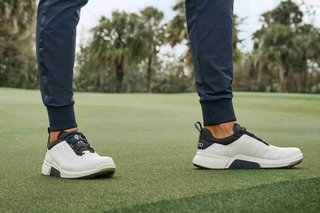 Ecco Biom H4 Herren Golfschuhe, weiss/schwarz