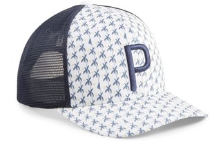 Puma Palms Trucker P Herren Cap, weiss/dunkelblau