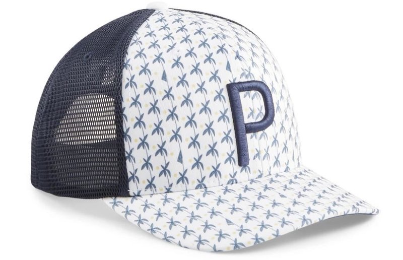 Puma Palms Trucker P Herren Cap, weiss/dunkelblau