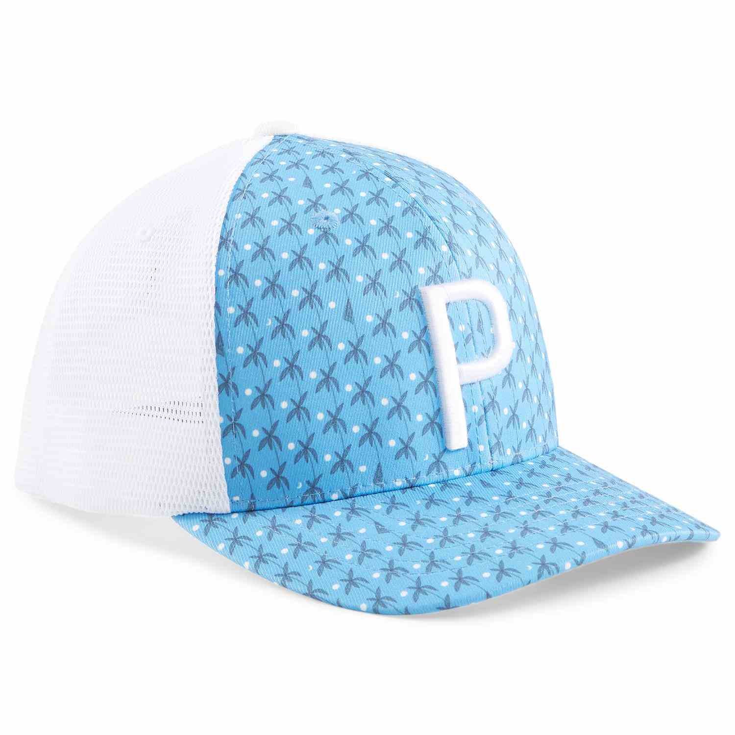 Puma Palms Trucker P Herren Cap, weiss/blau