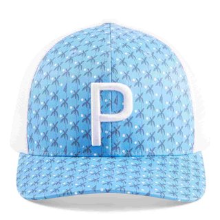 Puma Palms Trucker P Herren Cap, weiss/blau