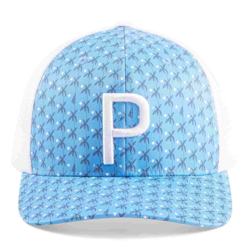 Puma Palms Trucker P Herren Cap, weiss/blau