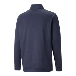 Puma Cloudspun Colorblock 1/4 Zip Herren Sweatshirt, dunkelblau