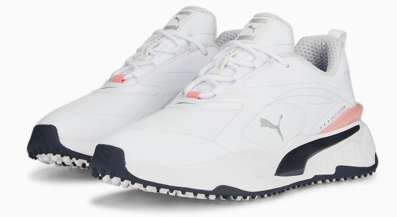 Puma Gs-Fast Damen Golfschuhe, weiss/dunkelblau