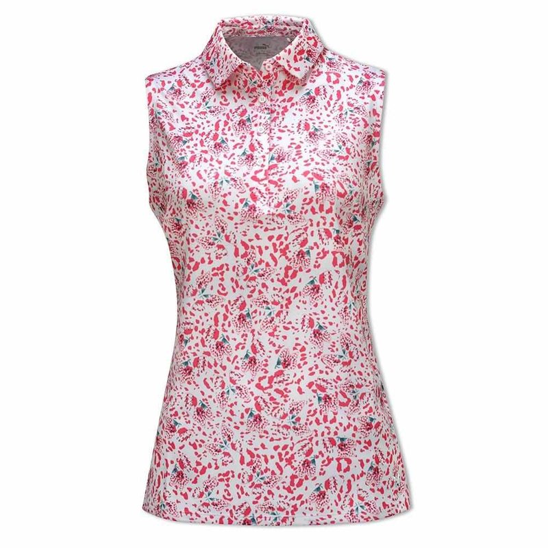 Puma Mattr Mariposa Damen Poloshirt, rosa