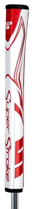SuperStroke Zenergy Tour 2.0 putter grip, weiss/rot