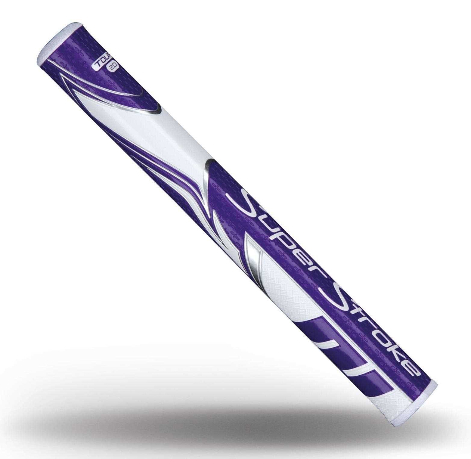 SuperStroke Zenergy Tour 2.0 putter grip, lila/weiss