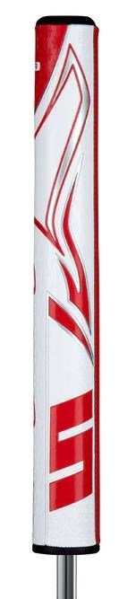 SuperStroke Zenergy Tour 3.0 putter grip, weiss/rot