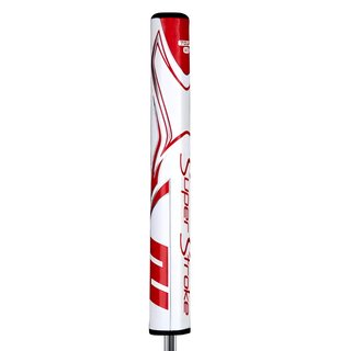 SuperStroke Zenergy Tour 3.0 putter grip, weiss/rot