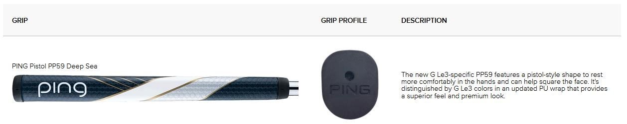 Ping G Le3 Louise Damen Putter