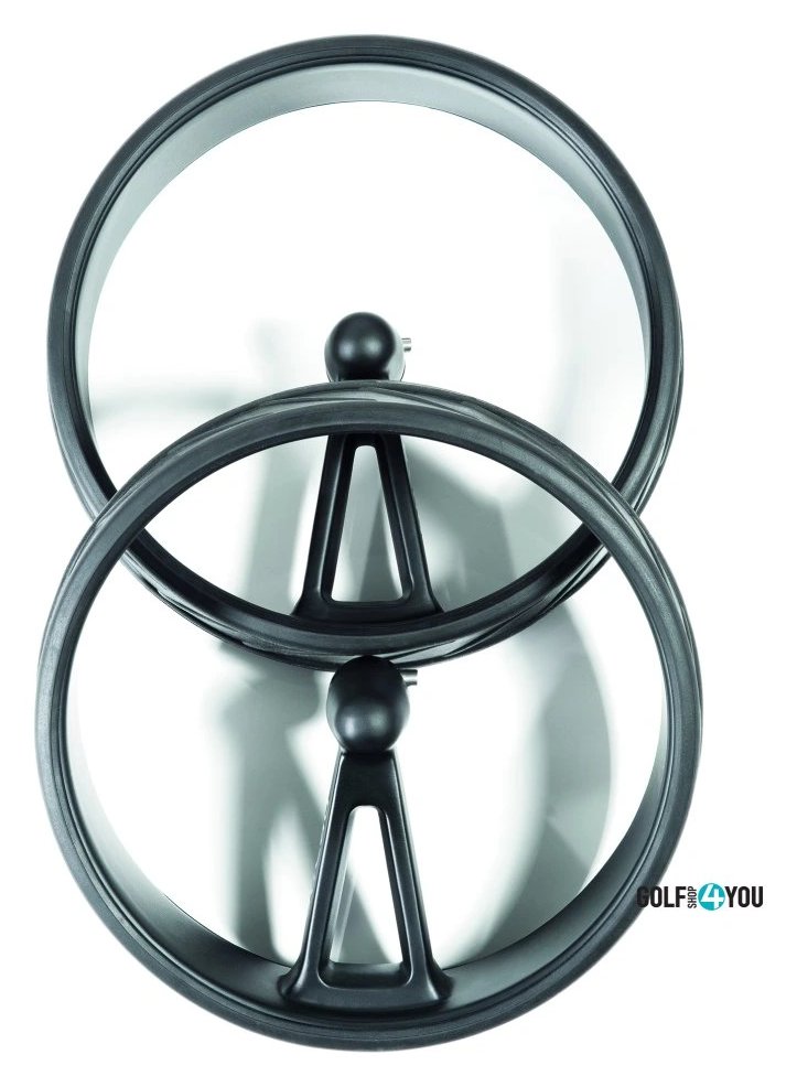 JuCad Complete Wheel Set (3) für PHANTOM TITAN Elektrotrolleys (Felgen und Reifen), titanium