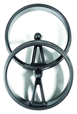 JuCad Complete Wheel Set (3) für PHANTOM TITAN Elektrotrolleys (Felgen und Reifen), titanium
