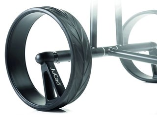 JuCad Complete Wheel Set (3) für PHANTOM TITAN Elektrotrolleys (Felgen und Reifen), titanium