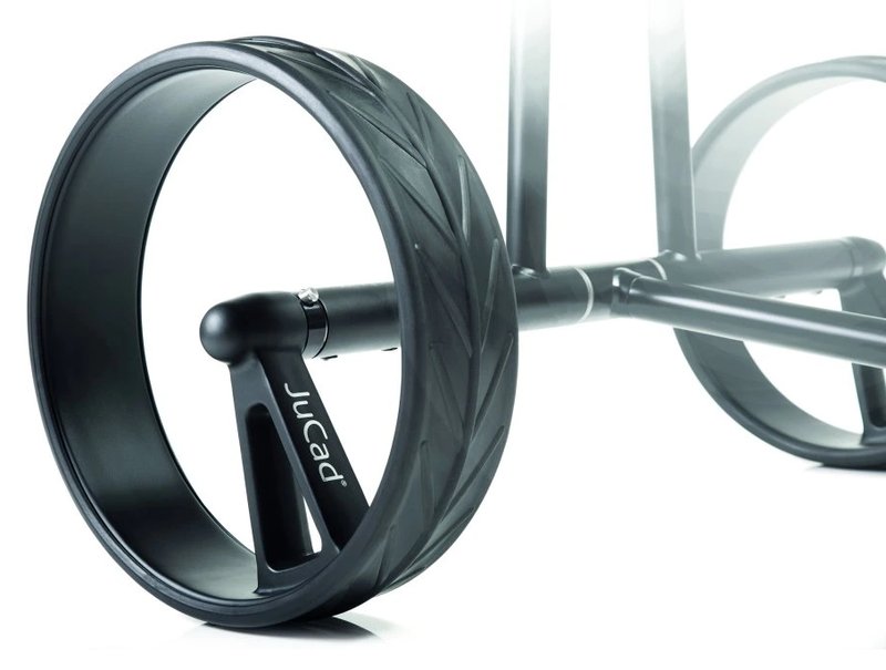 JuCad Complete Wheel Set (3) für PHANTOM TITAN Elektrotrolleys (Felgen und Reifen), titanium