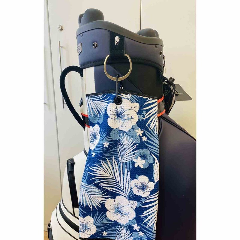 Devant Ultimate Microfiber Golfhandtuch, tropical flowers