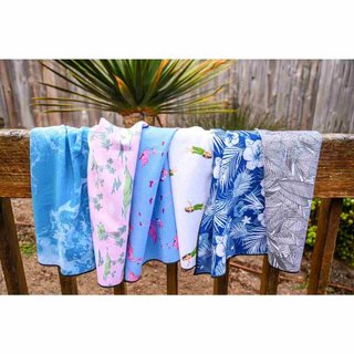 Devant Ultimate Microfiber Golfhandtuch, tropical flowers