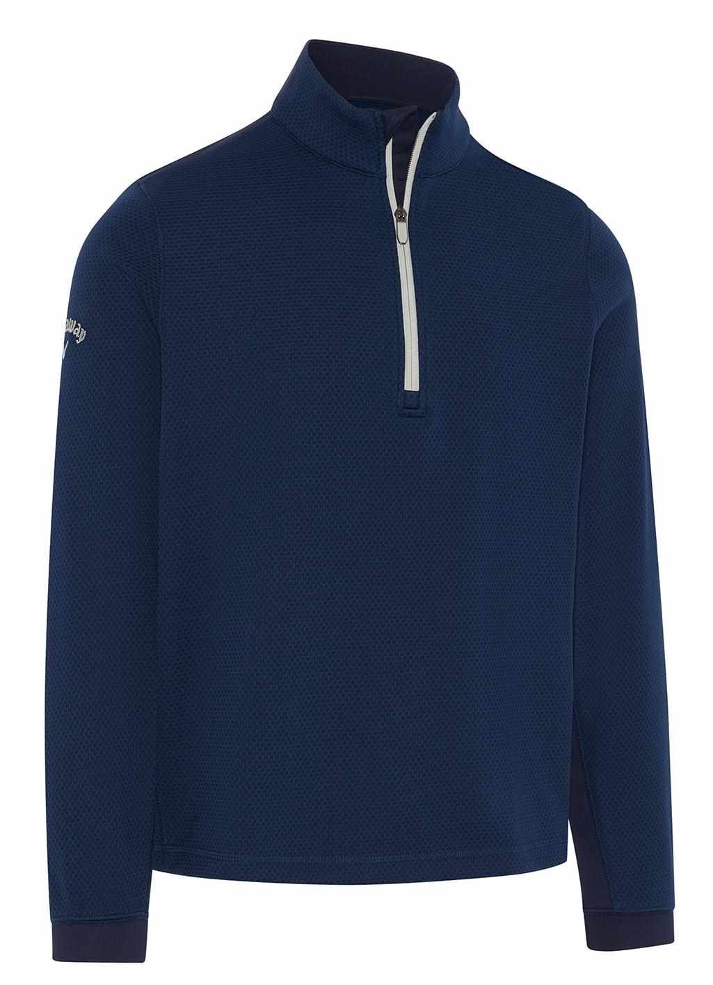 Callaway Eco Hex Texture Herren Sweatshirt, dunkelblau
