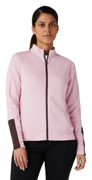 Callaway Heathered Fleece Damen Sweatshirt, pink nectar