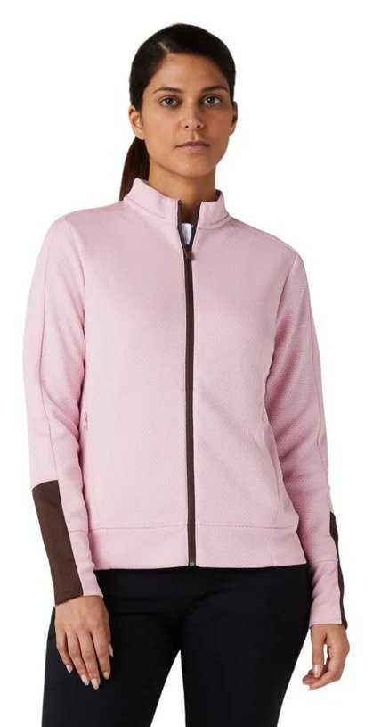 Callaway Heathered Fleece Damen Sweatshirt, pink nectar