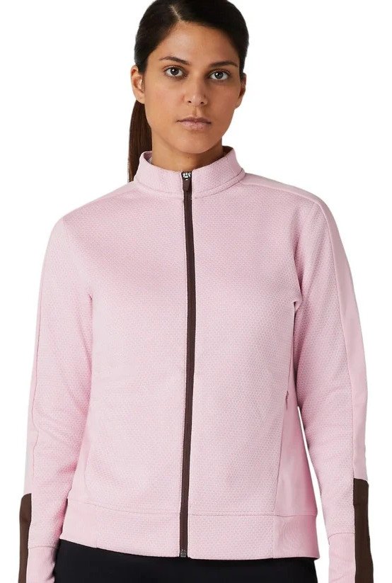 Callaway Heathered Fleece Damen Sweatshirt, pink nectar