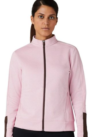 Callaway Heathered Fleece Damen Sweatshirt, pink nectar