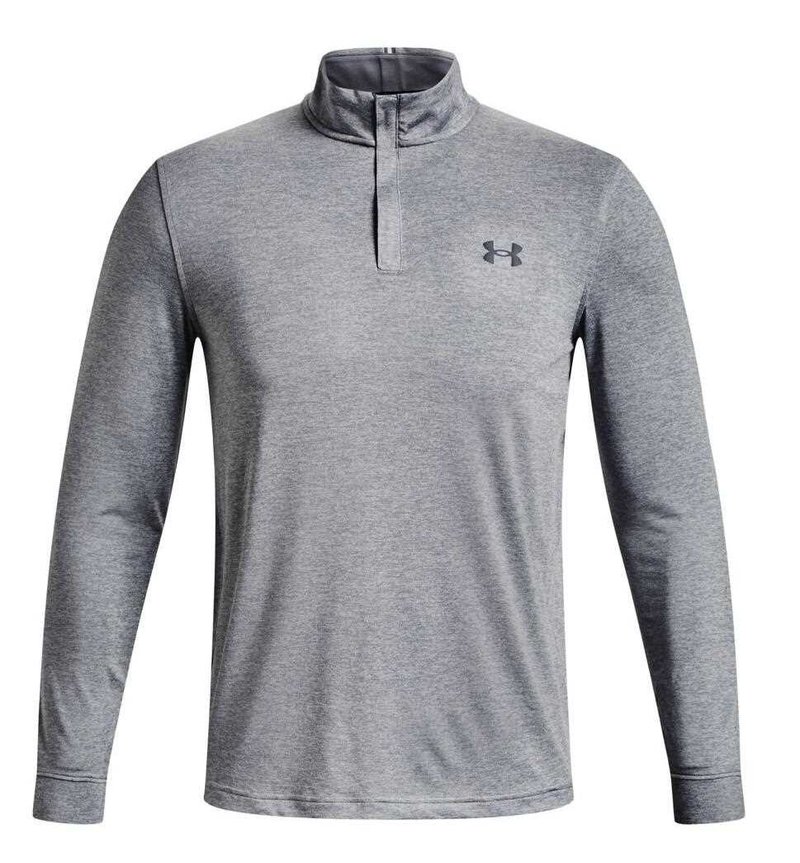 Under Armour Playoff 1/4 Zip Herren Sweatshirt, grau