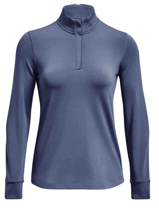 Under Armour Playoff 1/4 Zip Damen Sweatshirt, hushed blue