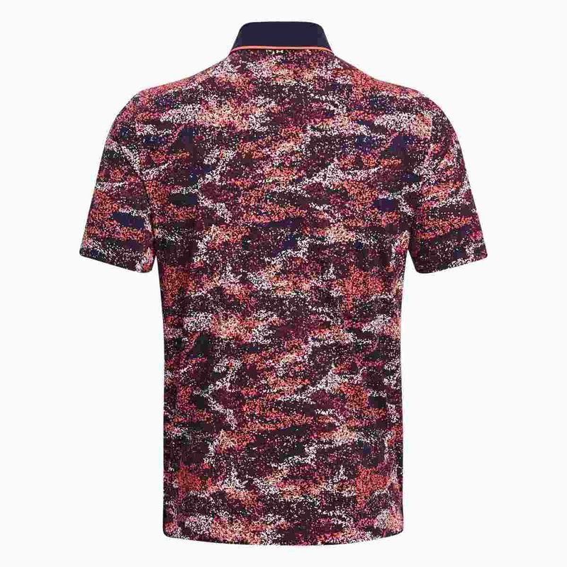 Under Armour Iso-Chill Edge Herren Poloshirt, dunkelblau/rot