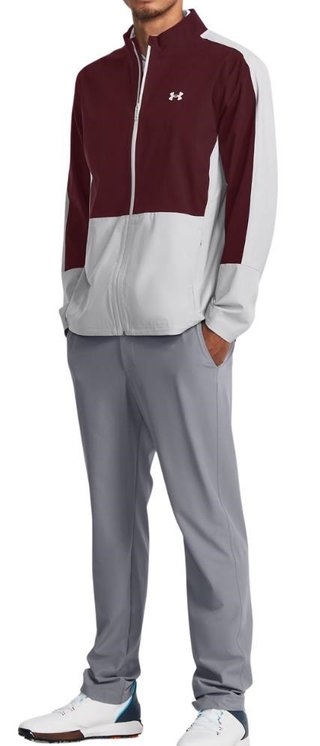 Under Armour Stormproof 3.0 Herrenjacke, dark maroon/gray