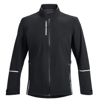 Under Armour Stormproof Cloudstrike Herrenjacke, schwarz/weiss
