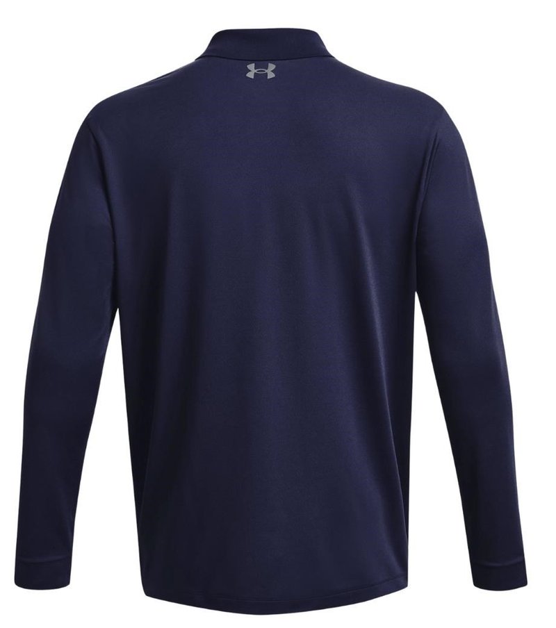 Under Armour Matchplay Herren Langarm-Poloshirt, dunkelblau