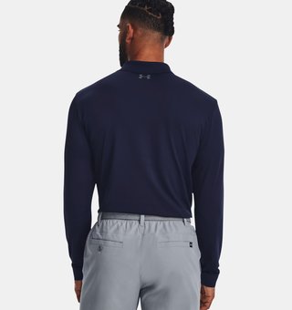 Under Armour Matchplay Herren Langarm-Poloshirt, dunkelblau